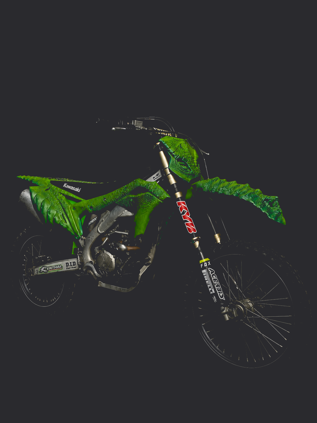 Kawasaki KXF Crocodile — full view