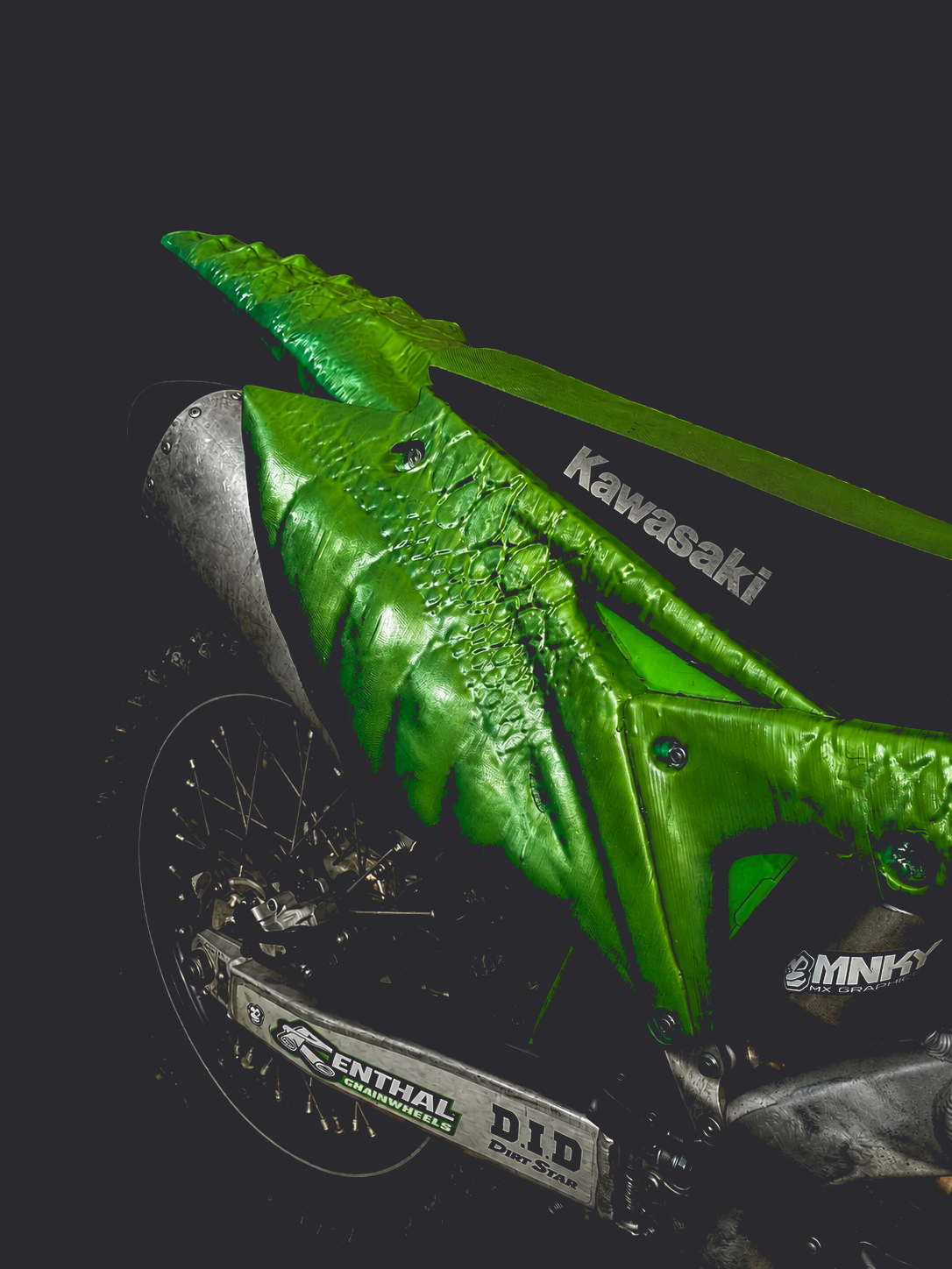 Kawasaki KXF Crocodile — rear detail