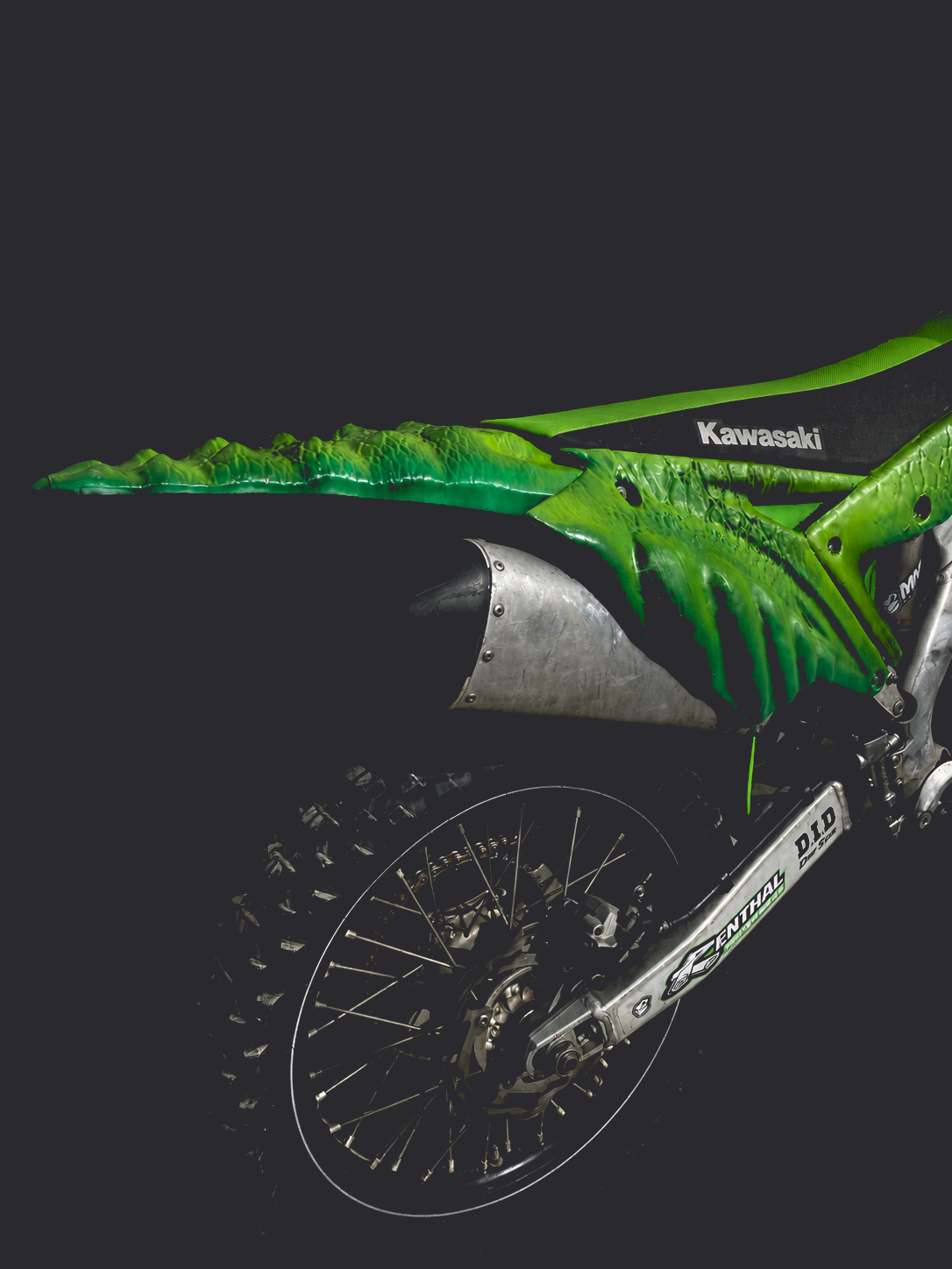 Kawasaki KXF Crocodile — tail