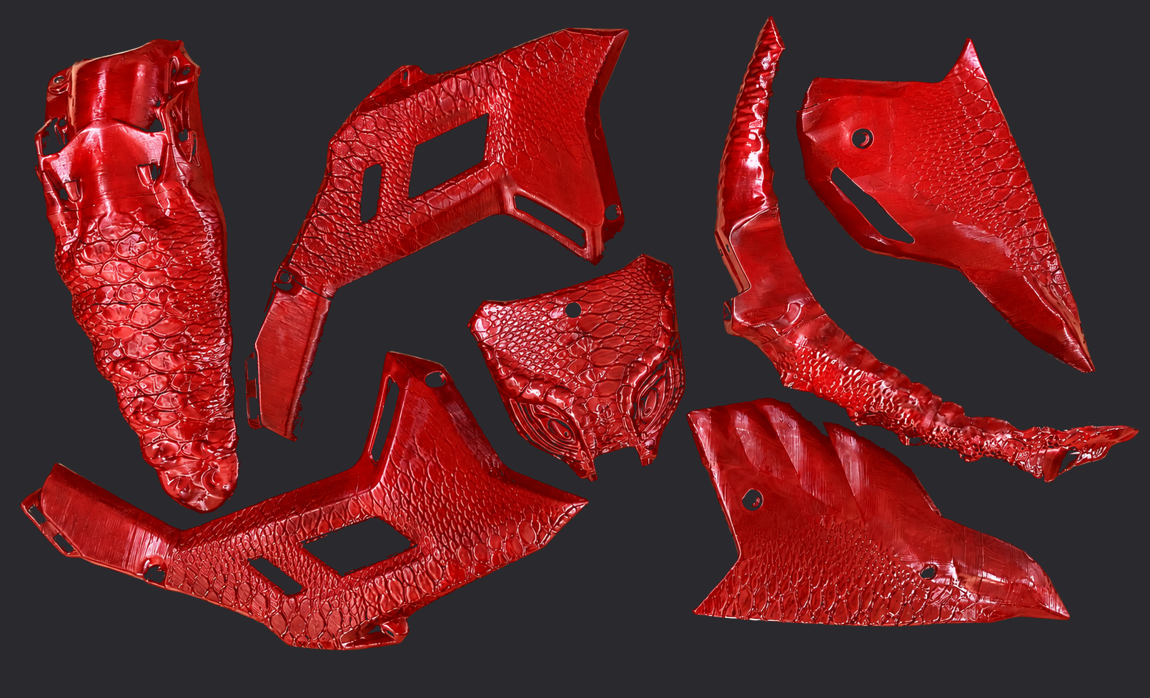 Final plastic — Dragon parts